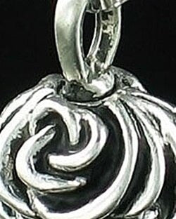Sterling Silver Rose Cremation Cremation Urn Keepsake