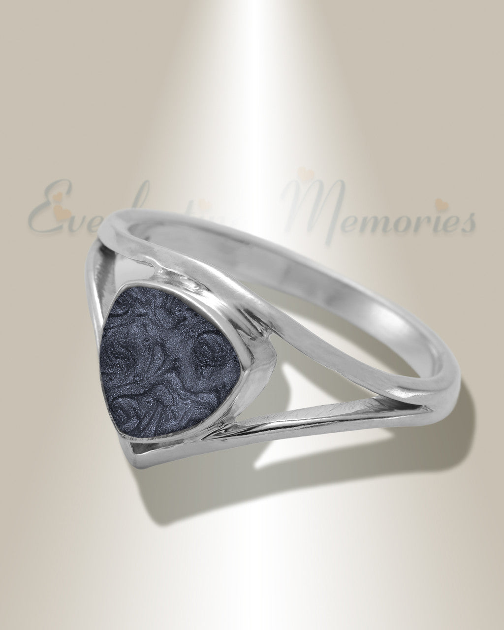 Women's Sterling Silver Willowbrook Ash Ring with Slate