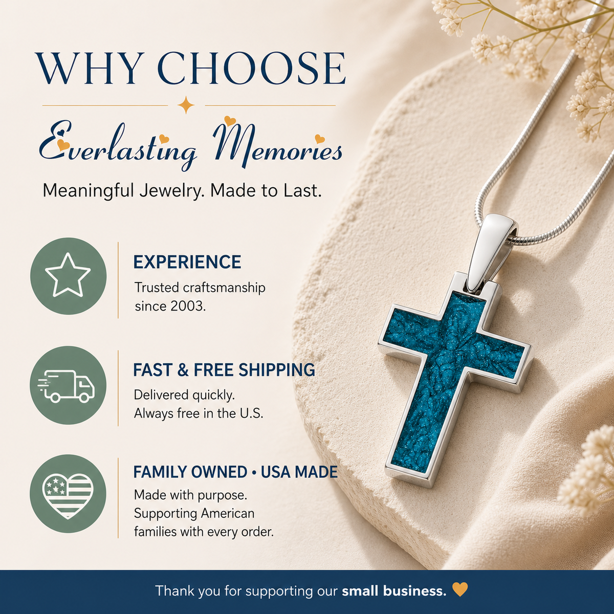 Gold Plated over Stainless Steel Boxed Photo Engraved Pendant