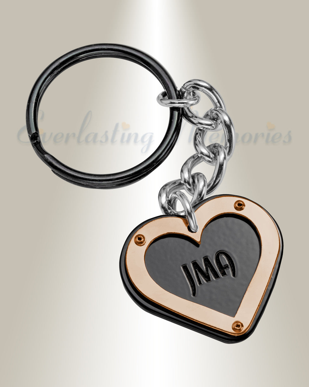 Memorial Initial Keychain