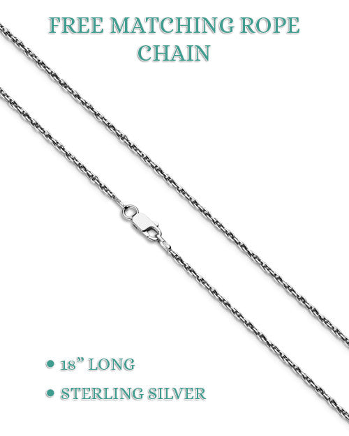 Sterling Silver Majestic Eagle Cremation Urn Pendant