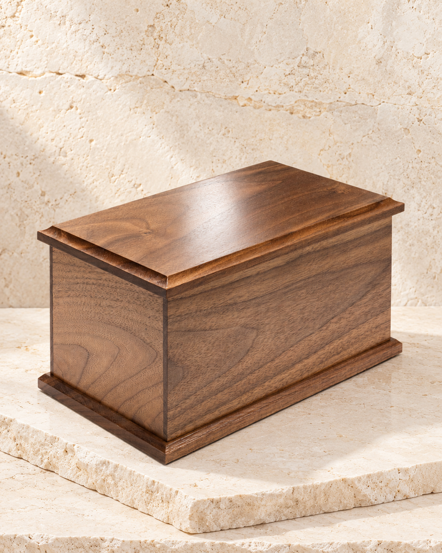 Wood urns