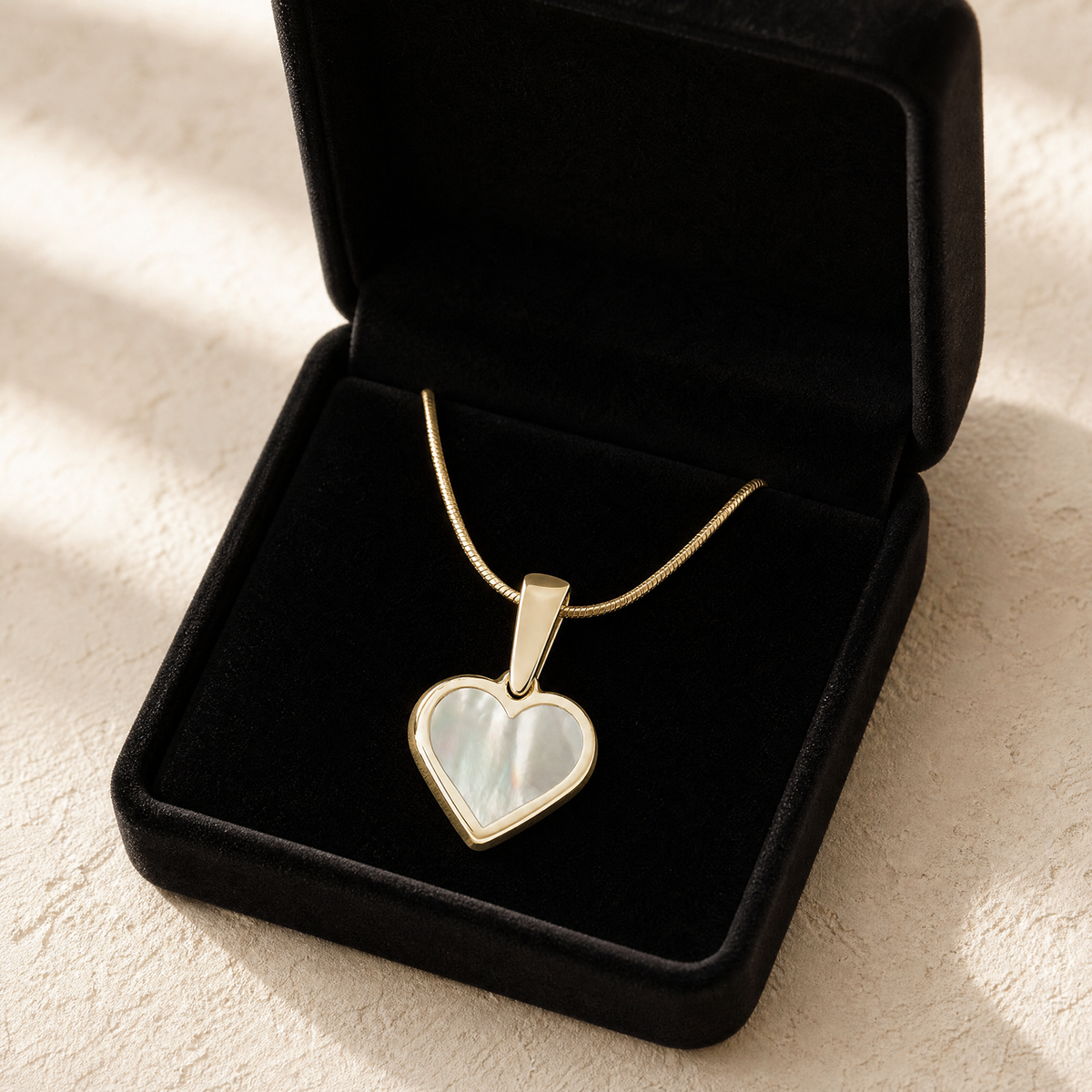 Gold Ravalli Heart Ash Resin Jewelry