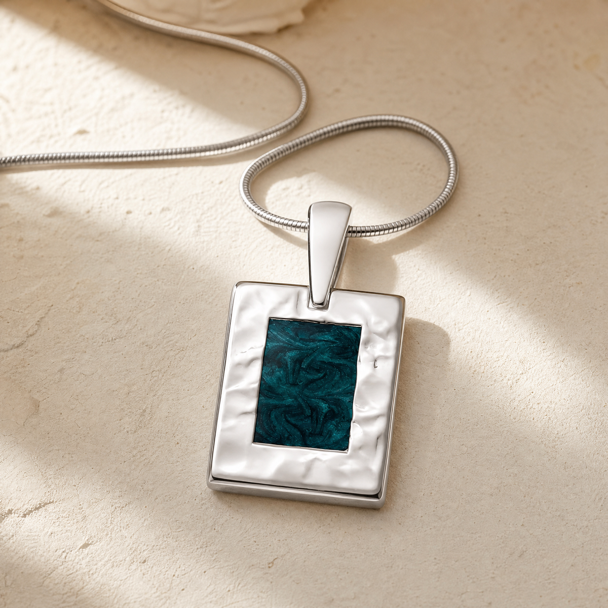 Silver Garden Ash Resin Jewelry