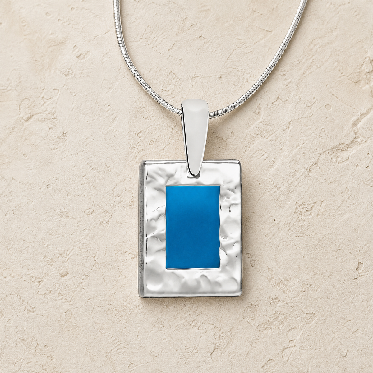 Silver Turquoise Ash Resin Jewelry