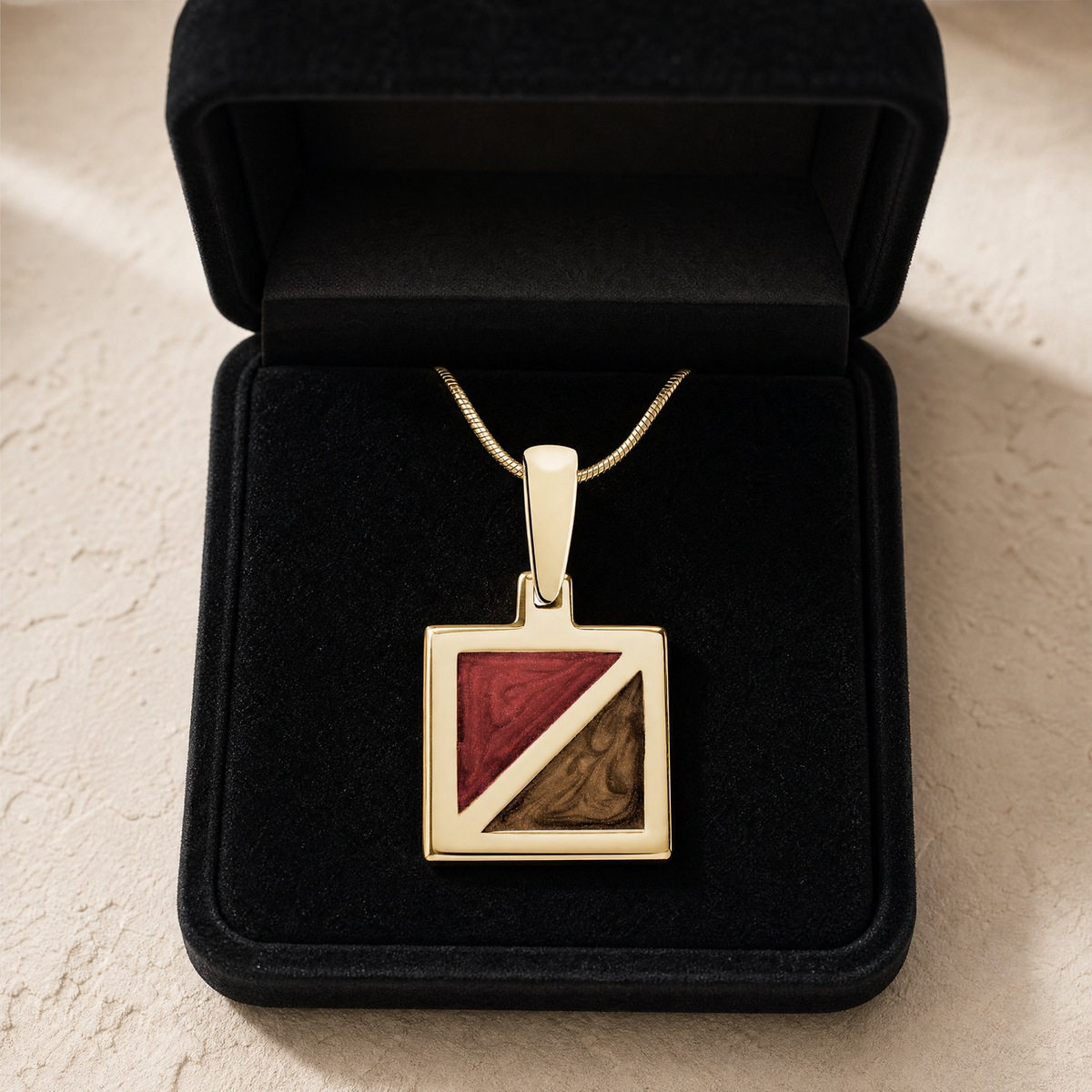 Gold Nostalgia Ash Resin Jewelry