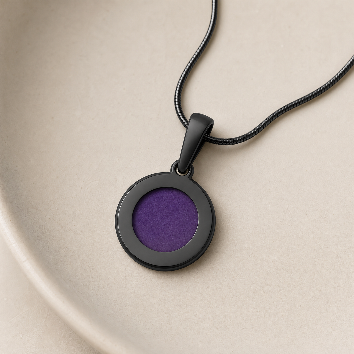 Black Finish Albina Ash Resin Jewelry