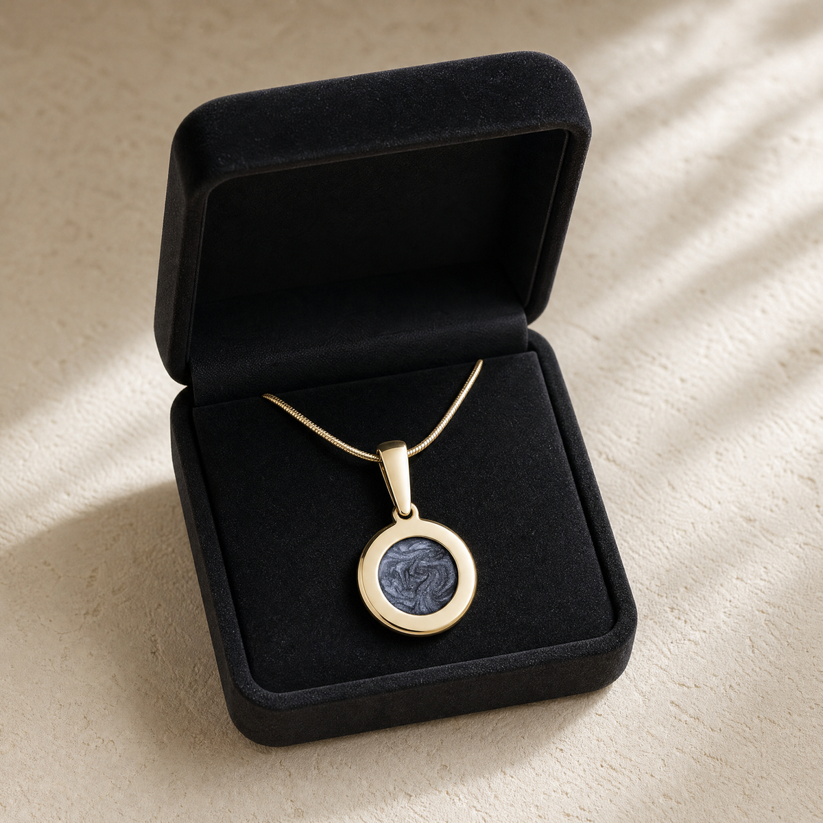 Gold Summit Ash Resin Jewelry