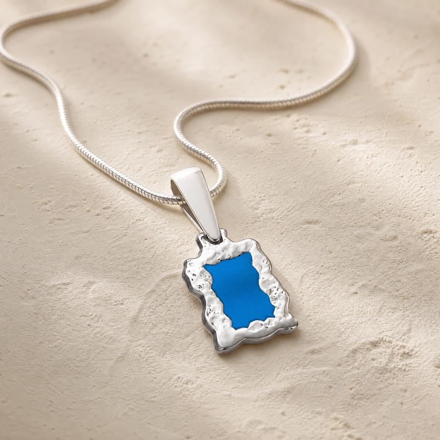 Silver Barslope Ash Resin Jewelry