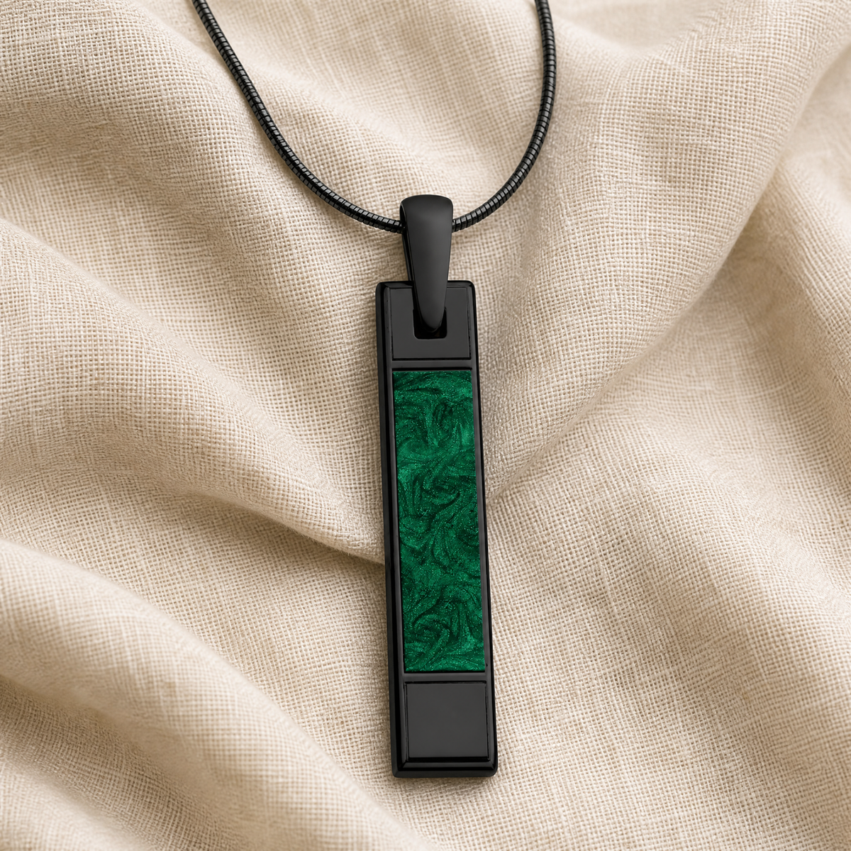 Black Finish Cedarview Ash Resin Jewelry