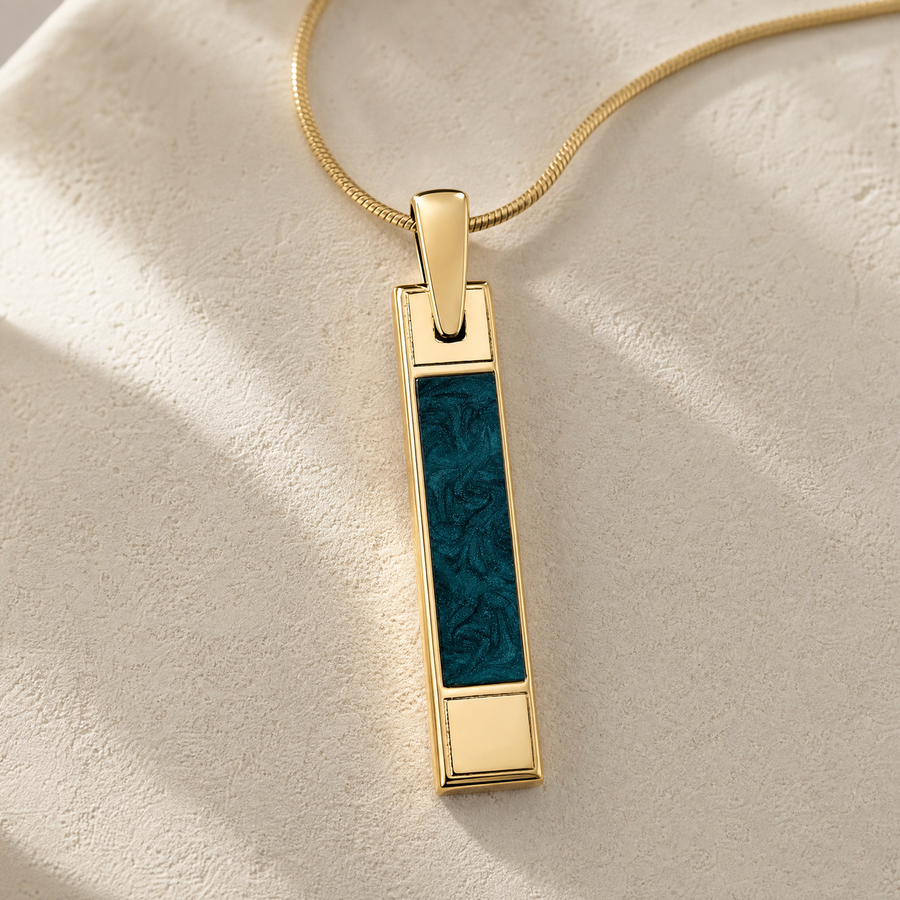 Gold Spruce Hills Ash Resin Jewelry