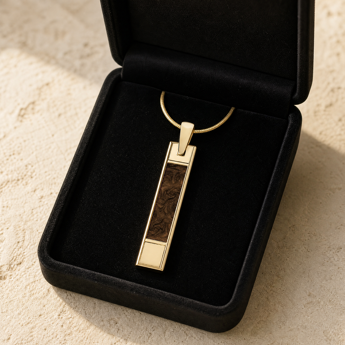 Gold Mountain Beauty Ash Resin Jewelry