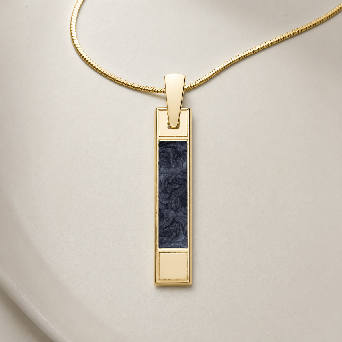 Gold End Of Day Ash Resin Jewelry