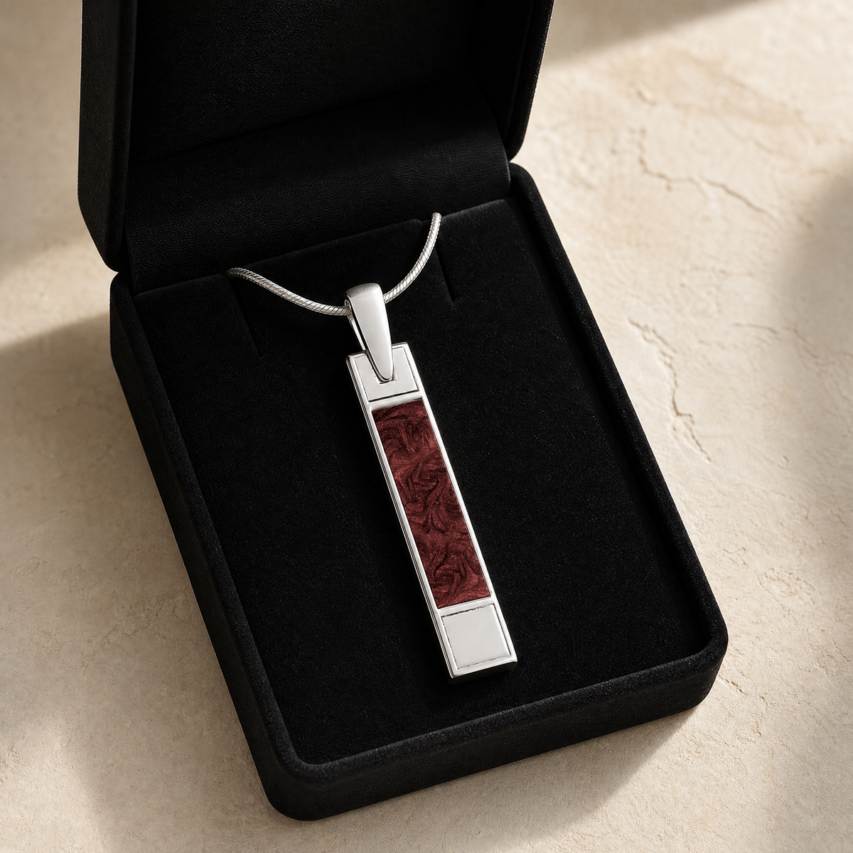 Silver Skylight Ash Resin Jewelry