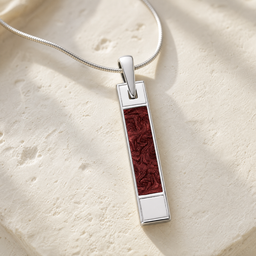 Silver Skylight Ash Resin Jewelry