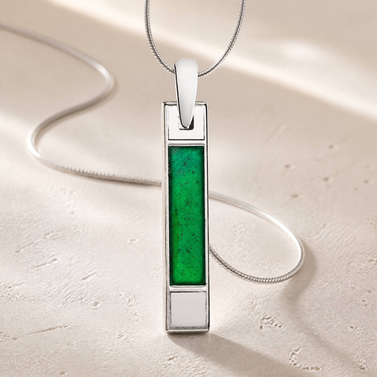 Silver Misty Morning Ash Resin Jewelry