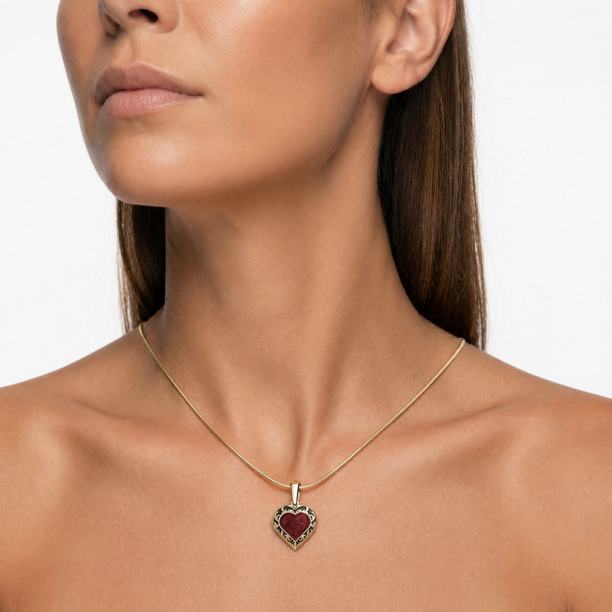 Silver Heartfelt Journey Ash Resin Jewelry