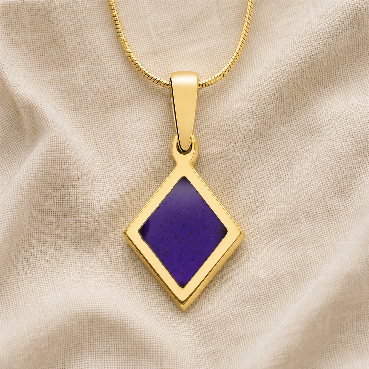 Modest Diamond Gold Plated Ash Resin Jewelry