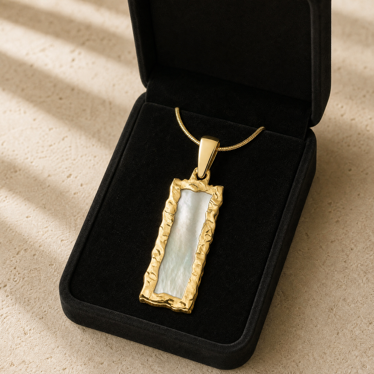 Lasting Long Rectangle Gold Plated Ash Resin Jewelry