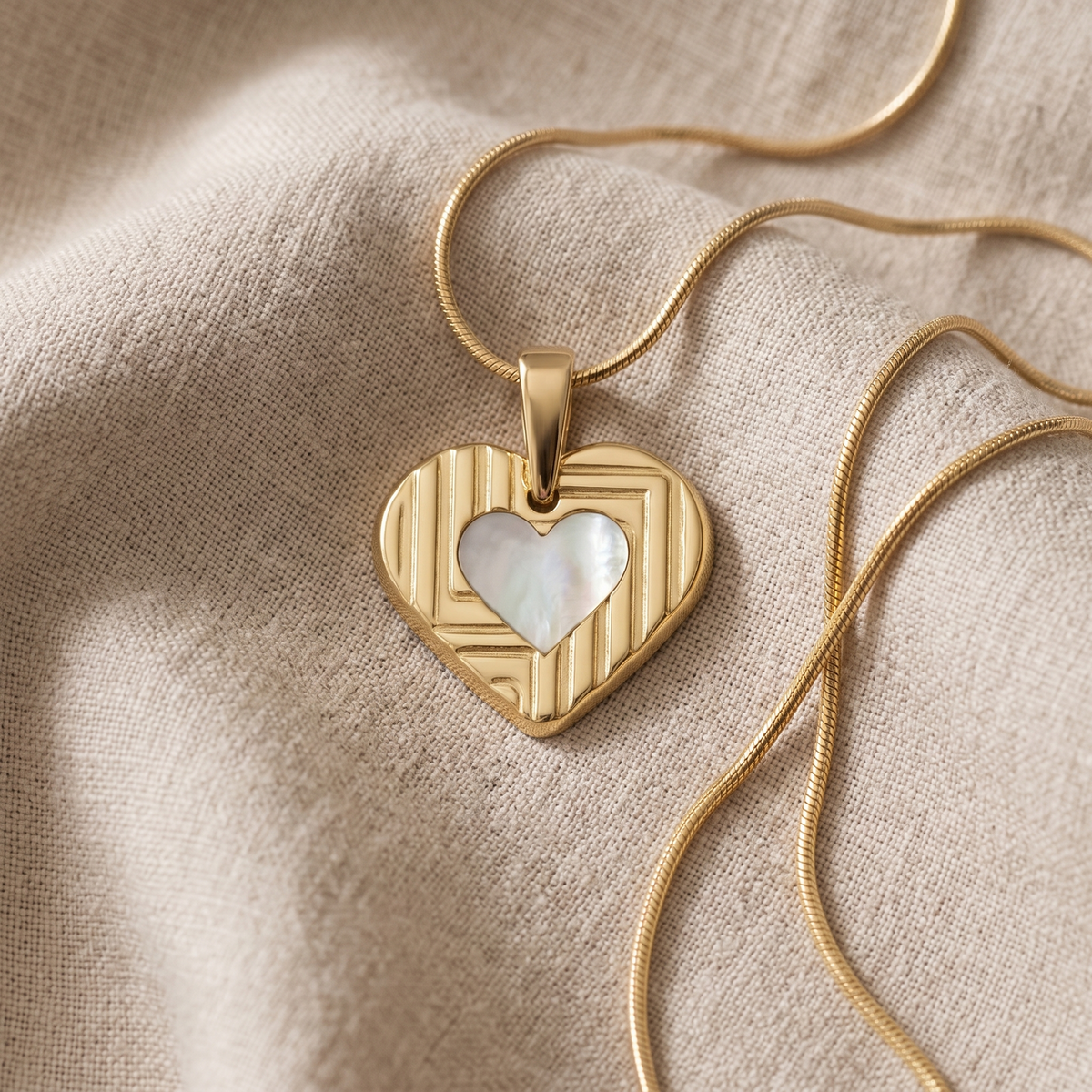 Solid 14K Gold Lined Heart Ash Resin Jewelry