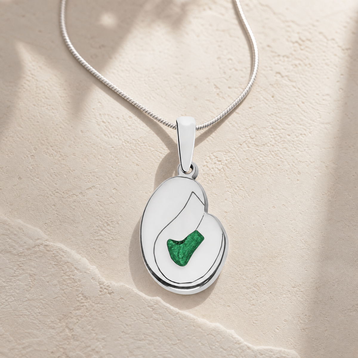 Beloved Sterling Silver with Forest Ash Resin Jewelry