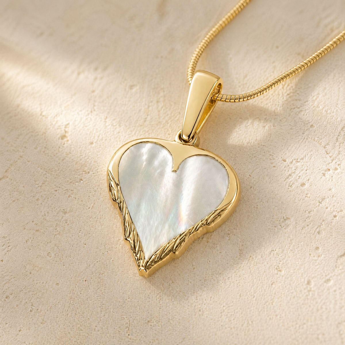 Feathered Heart Gold Plated Ash Resin Jewelry