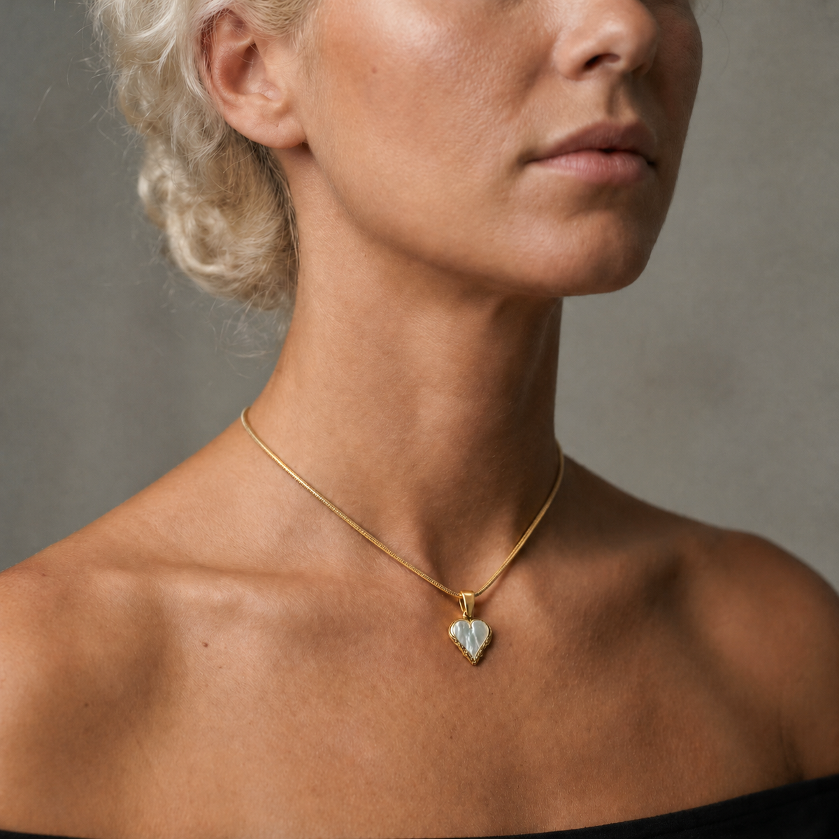 Solid 14K Gold Feathered Heart Ash Resin Jewelry