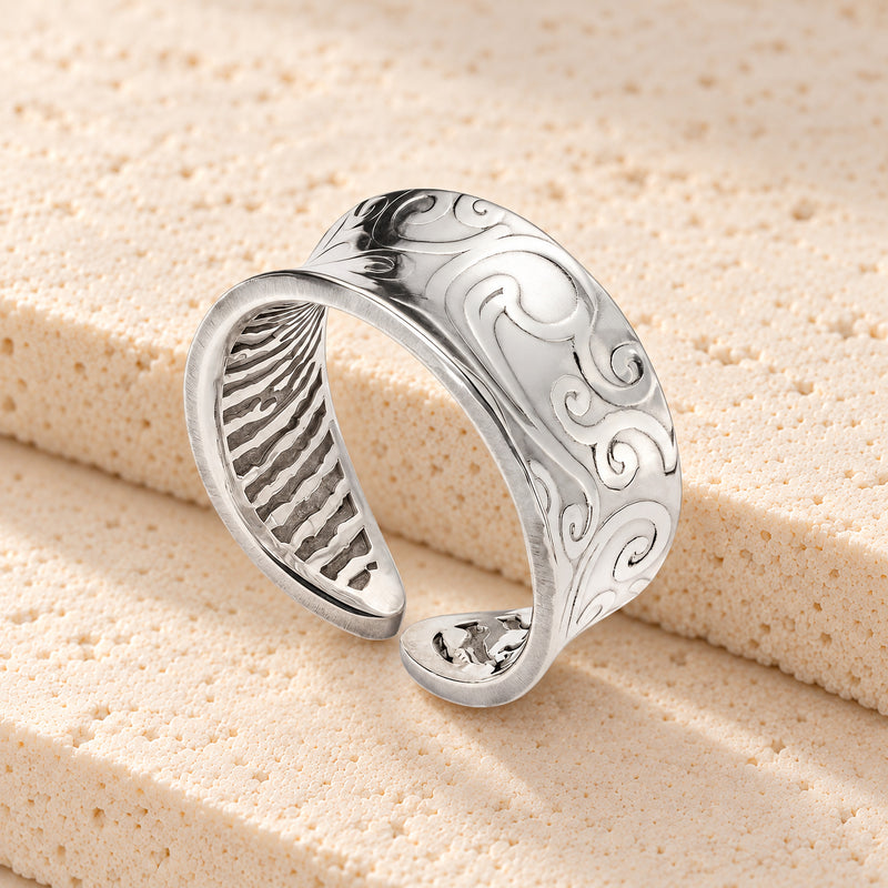 Orion Sterling Silver Fingerprint Ring