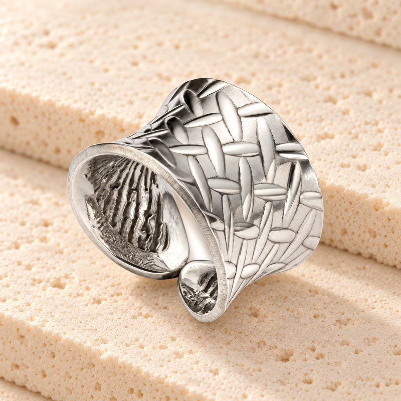 Artemis Sterling Silver Fingerprint Ring