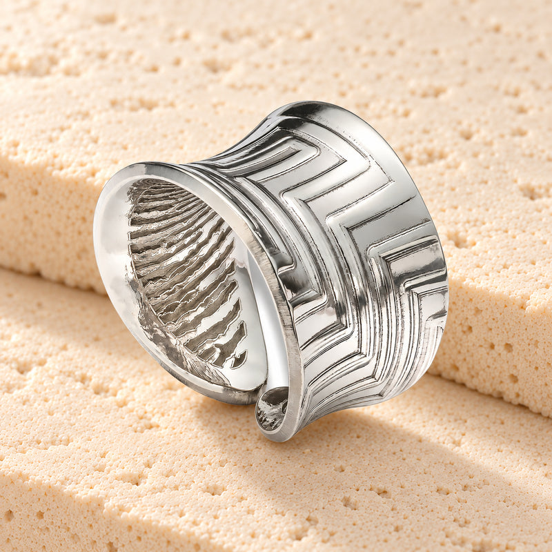 Camilla Sterling Silver Fingerprint Ring