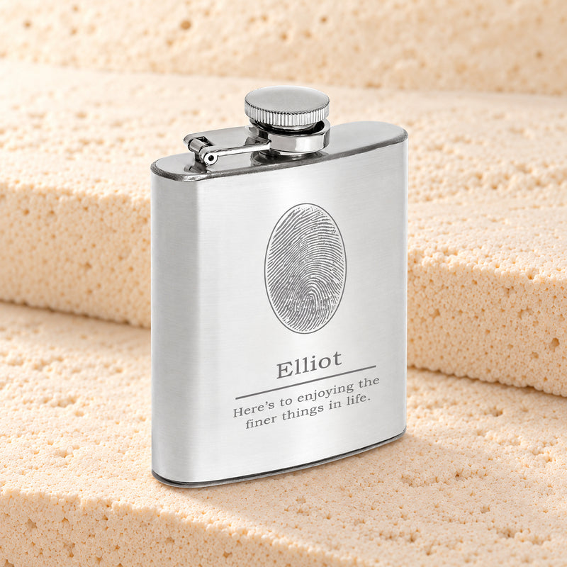 Stainless Flask with Fingerprint