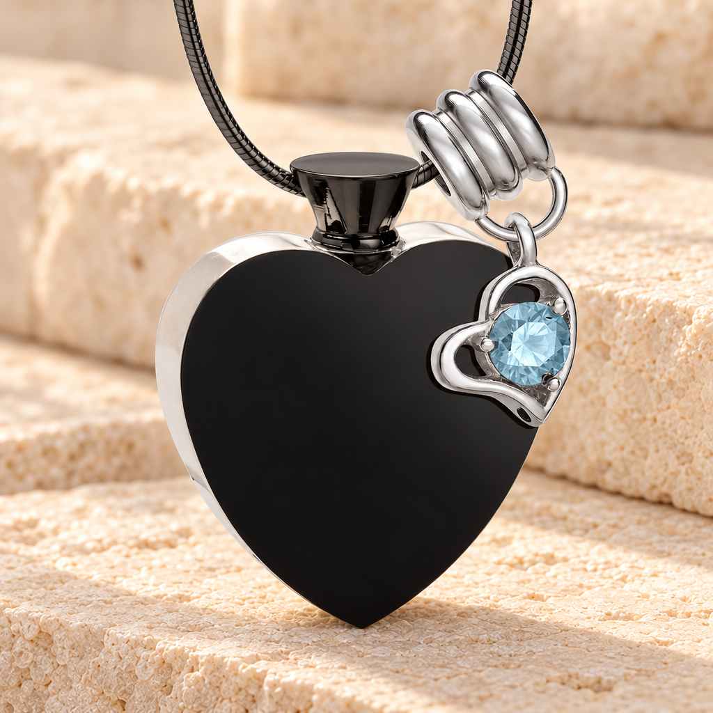 Stainless March Everlasting Journey Urn Pendant — main — evr5013mar