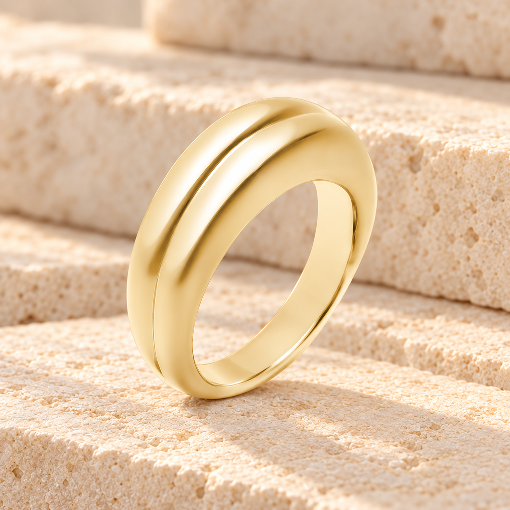 Men's 14k Gold Gentleman's Ashes Ring — main — evr727mkg