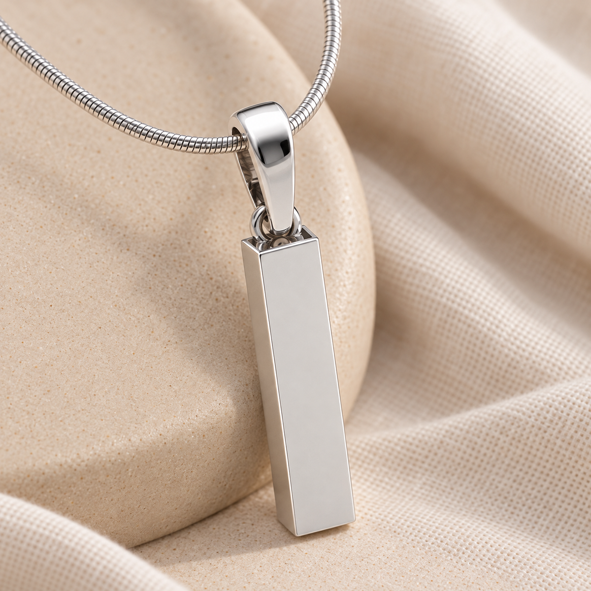 Faithfulness Cylinder Forever Sealed Memorial Jewelry — alternate view — evr20029ssfs
