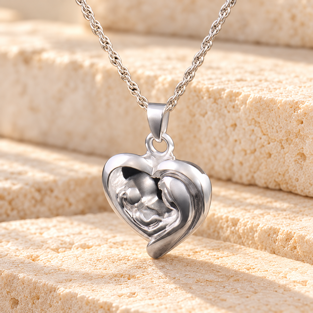 Together in My Heart Memorial Pendant-evr6309ss — main — evr6309ss
