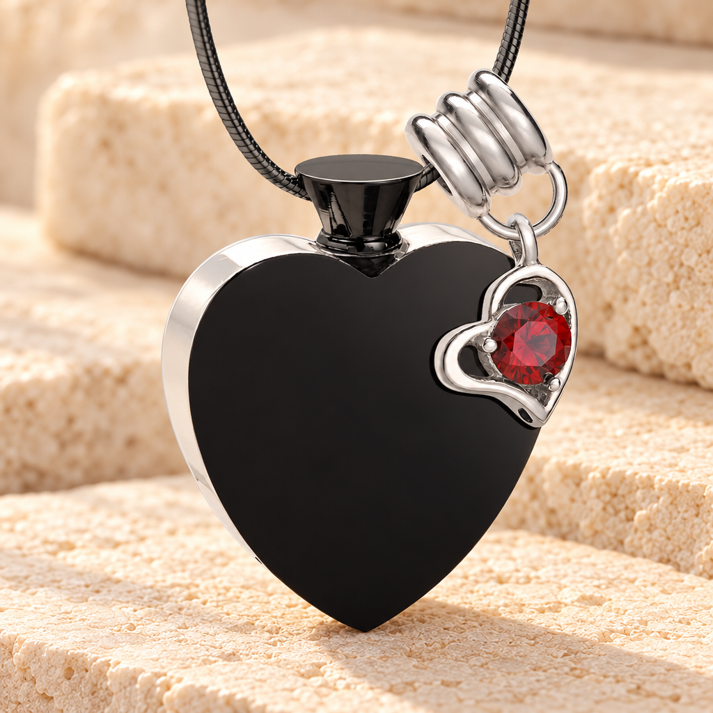 Stainless January Everlasting Journey Urn Pendant — main — evr5013jan
