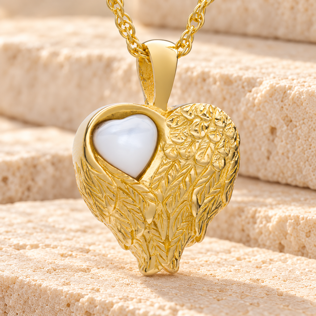 14k Gold Heart of Love Ash Pendant — main — evr6029kg