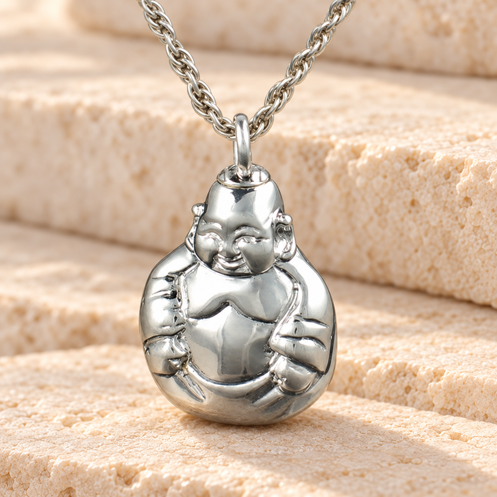 Sterling Silver Budda Urn Keepsake — main — evr800ss