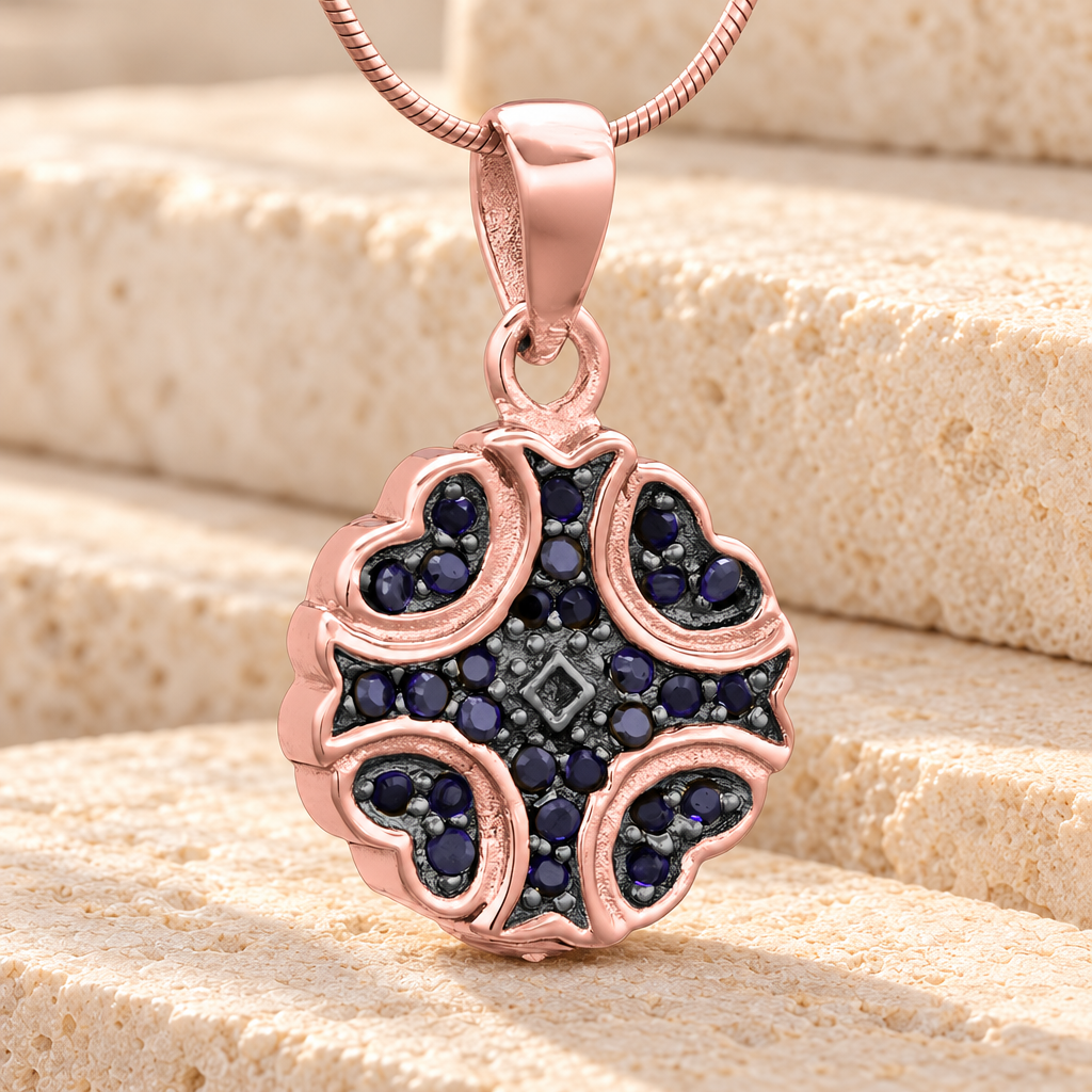 Rose Gold Celestial  Cremation Jewelry — main — evr6507rg