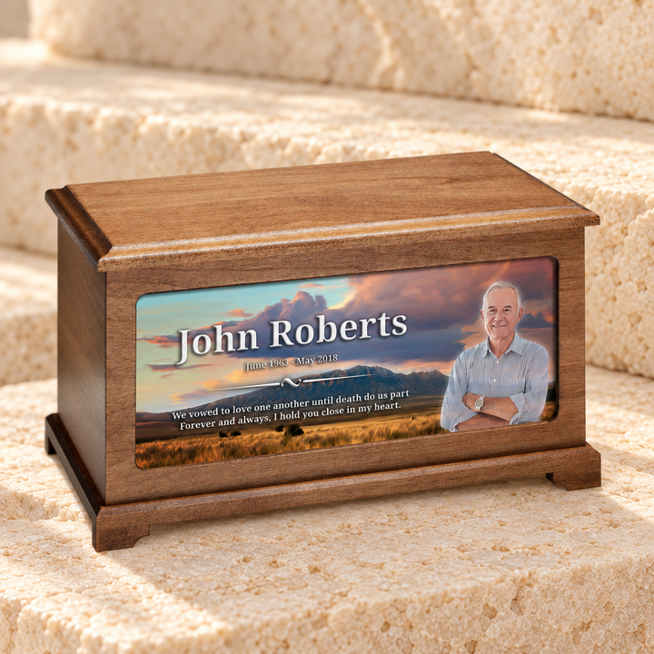 Rocky Mountains Picture Cremation Urn