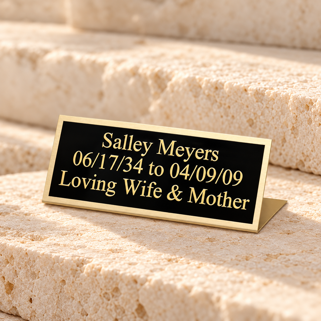 Sculptor Easel Engraved Plate — main — evr415BGTEGU