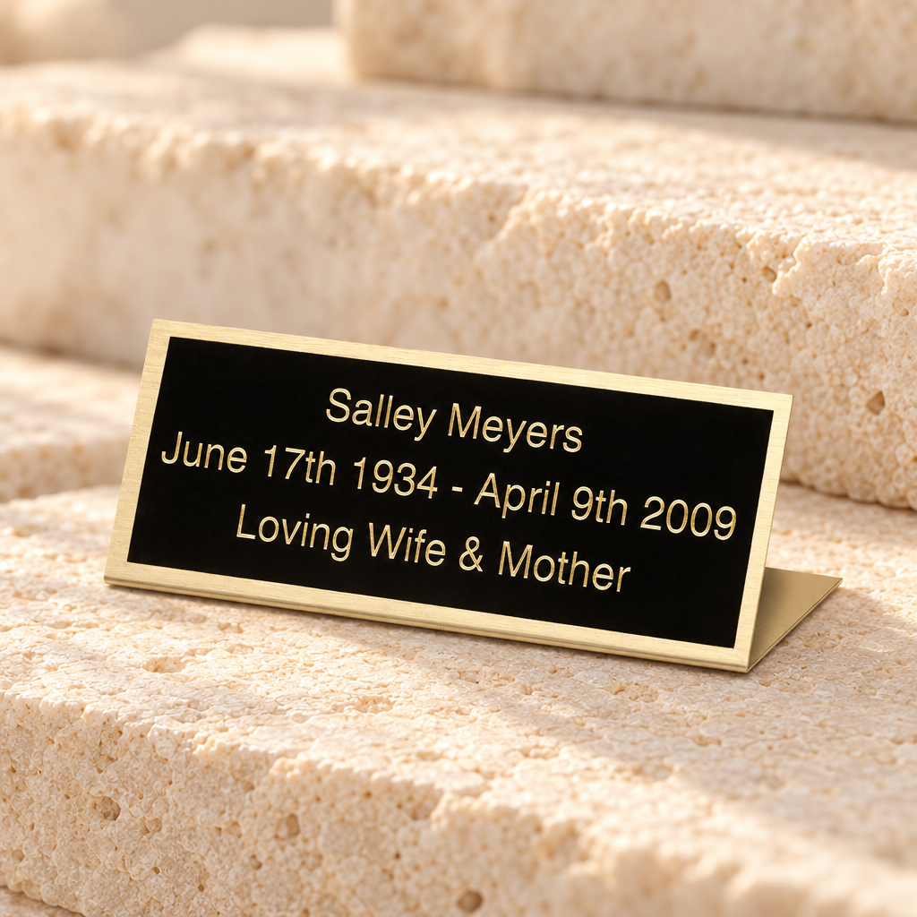Virgo Easel Engraved Plate — main — evr415BGAEGU