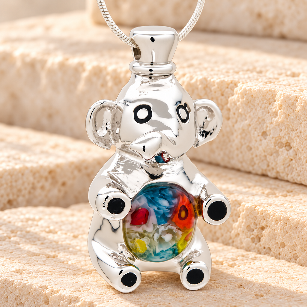 Precious Elephant Cremation Jewelry — main — evr6111
