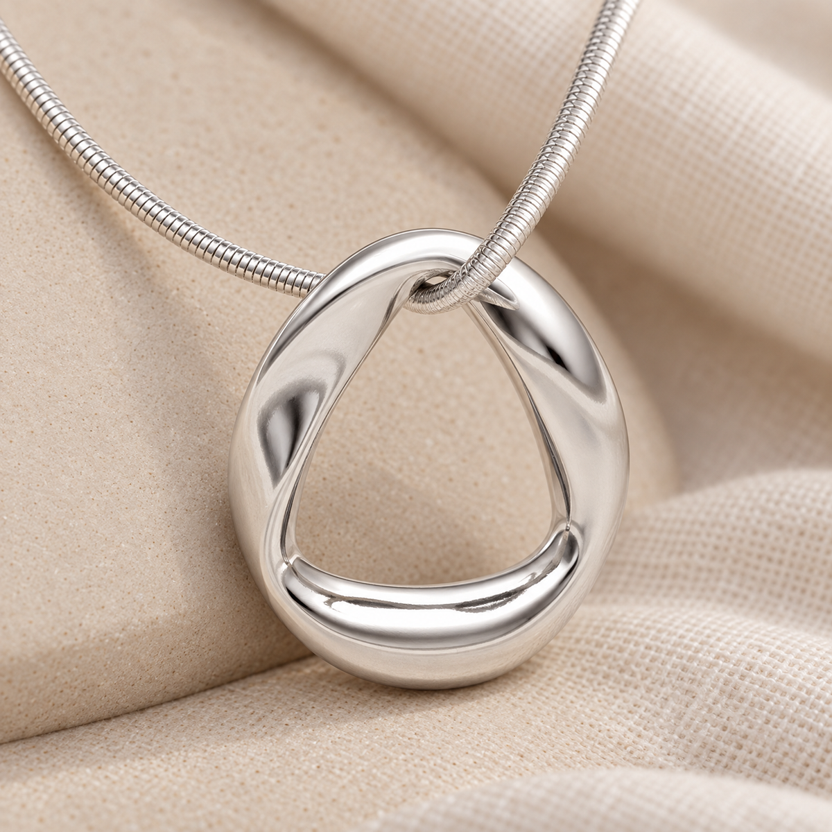 Helix Round Forever Sealed Memorial Jewelry — alternate view — evr20020ssfs