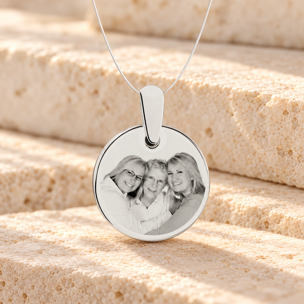 Round Photo Engraved Stainless Guardian — main — evr7401s