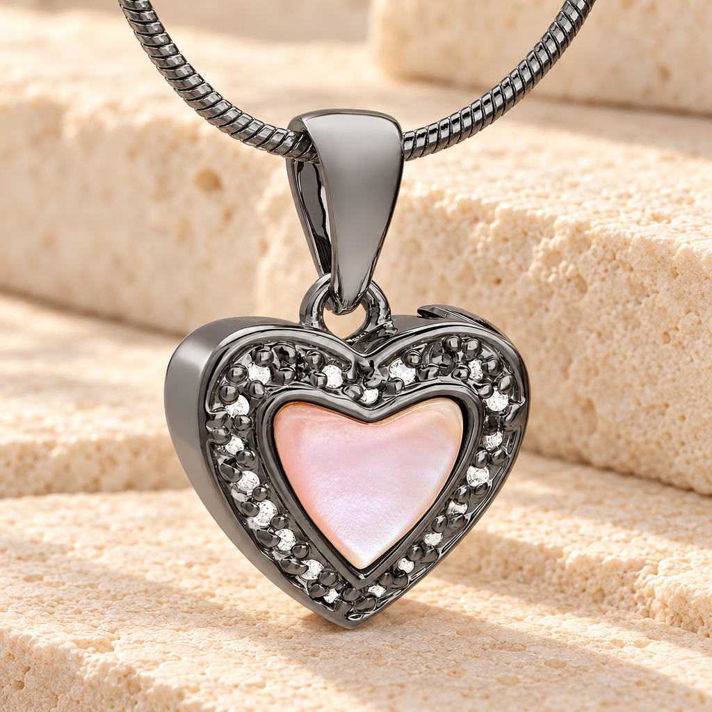 Black Longing Cremation Jewelry — main — evr6485b