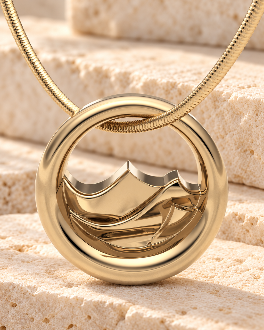 14K Gold Appalachia Forever Sealed Memorial Jewelry — main — evr20006kgfs