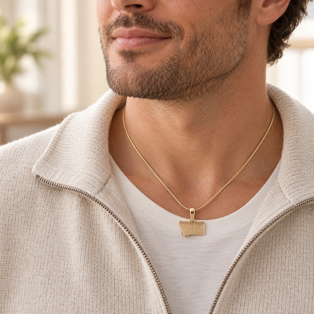 14K Gold My State Forever Sealed Memorial Jewelry — lifestyle — evr20033kgfs