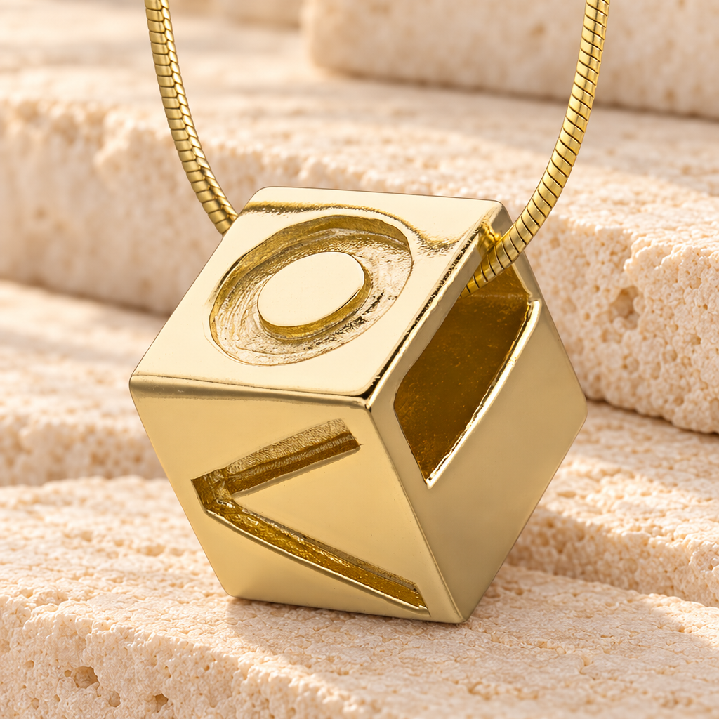 Gold Plated Box of Love Cremation Jewelry — main — evr6519g