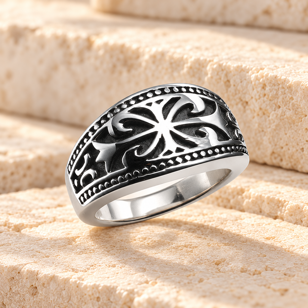 Men's Silver Highness Memorial Ring — main — evr604mss